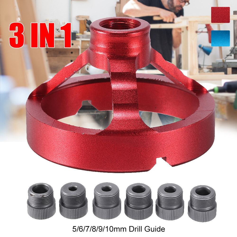 Wood Jig Vertical Drill Guide With 6PCS (5/6/7/8/9/10mm ) Hole Puncher