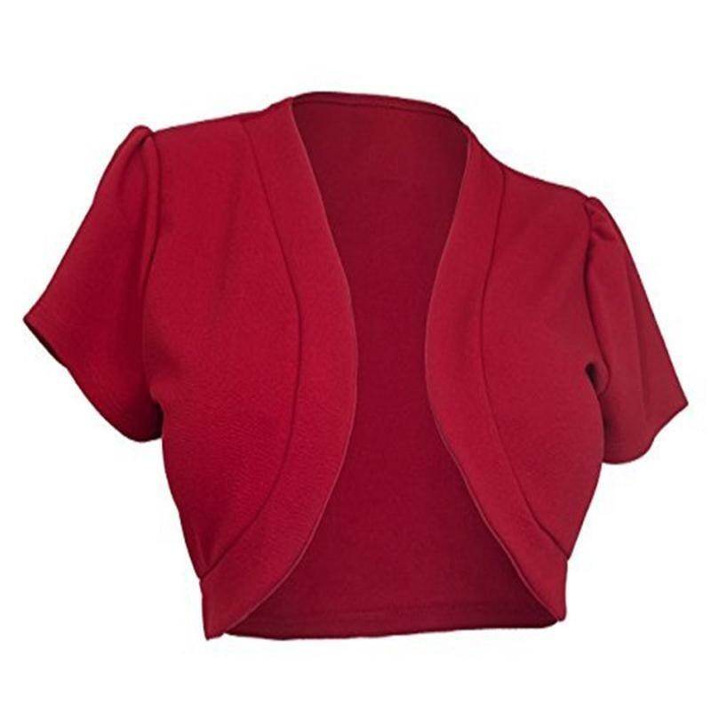 Feng Qi shopÁo Cadigan Ngắn Tay Cadigan Crop Top Tay Áo Ngắn Tank Top Casual Cadigan Phòng Máy Lạnh Áo Khoác Dệt Kim