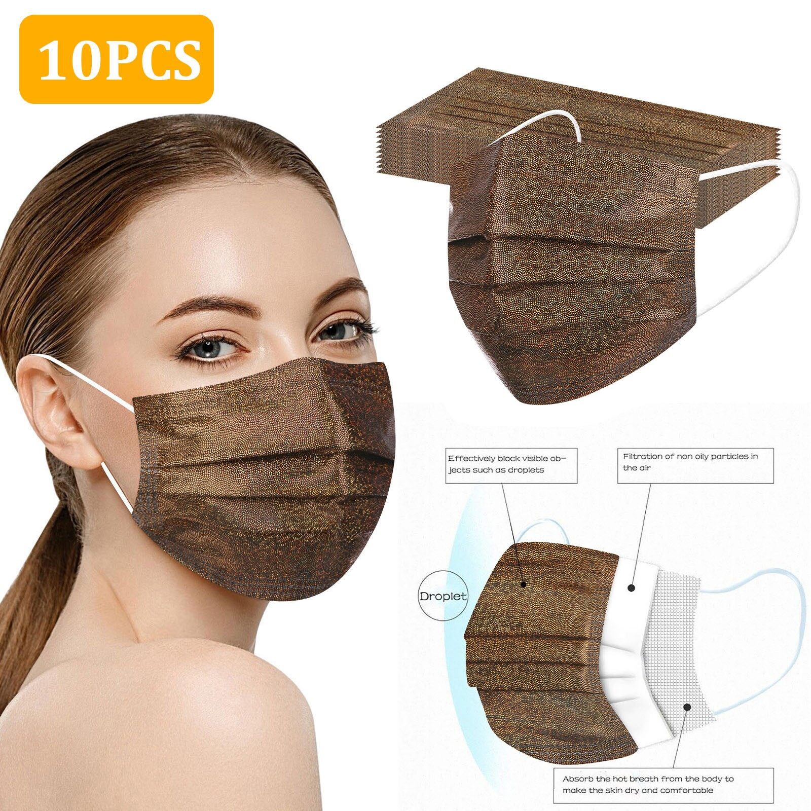 Khẩu trang bốn lớp dùng một lần cho người lớn Curiously-INTL