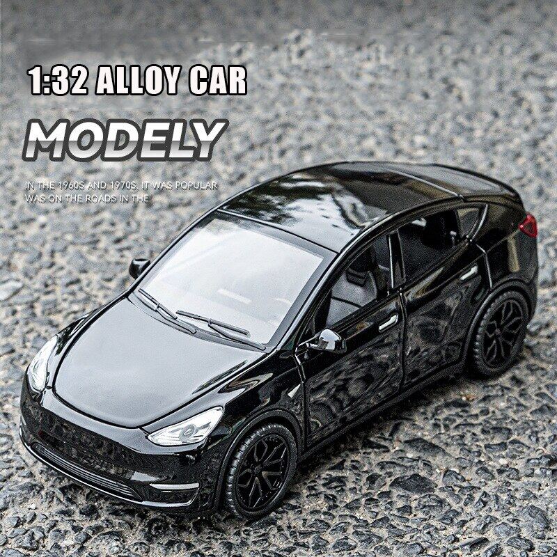 1 32 Tesla mô hình y SUV xe hợp kim mô hình xe đồ chơi Diecast mô phỏng xe