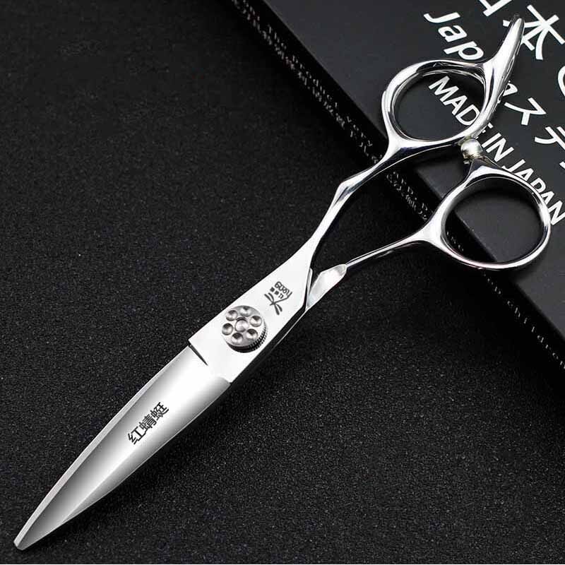 Kéo Cắt Tóc Nhật Bản 6 "Damascus Kéo Cắt Tóc Trượt Chuyên Nghiệp 440C Một Và Hai Lưỡi Kéo Cắt Tóc Trượt Hình Liễu Kéo Cắt Tóc Chuyên Dụng Làm Mỏng