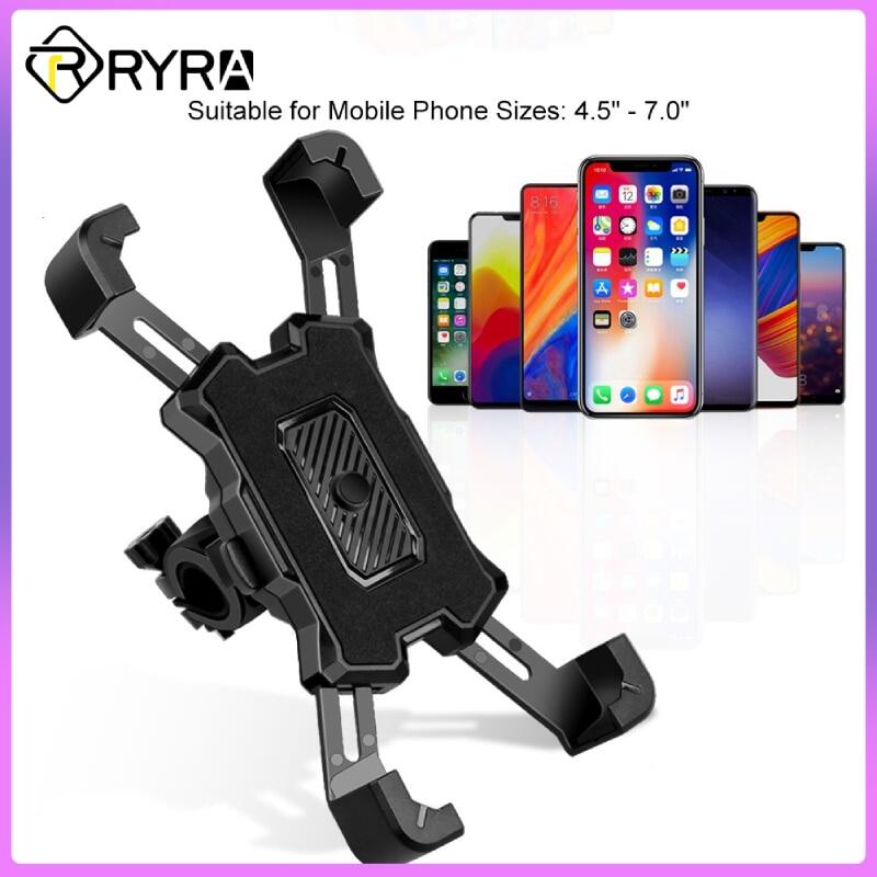 Ryra Giá đỡ điện thoại di động cho xe đạp chống trượt gắn kết Giá đỡ điện