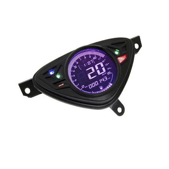 Đồng hồ xe đạp xe máy thông dụng, đồng hồ tốc độ led lcd, 7 màu sắc kỹ thuật số đo dặm cho mio 100