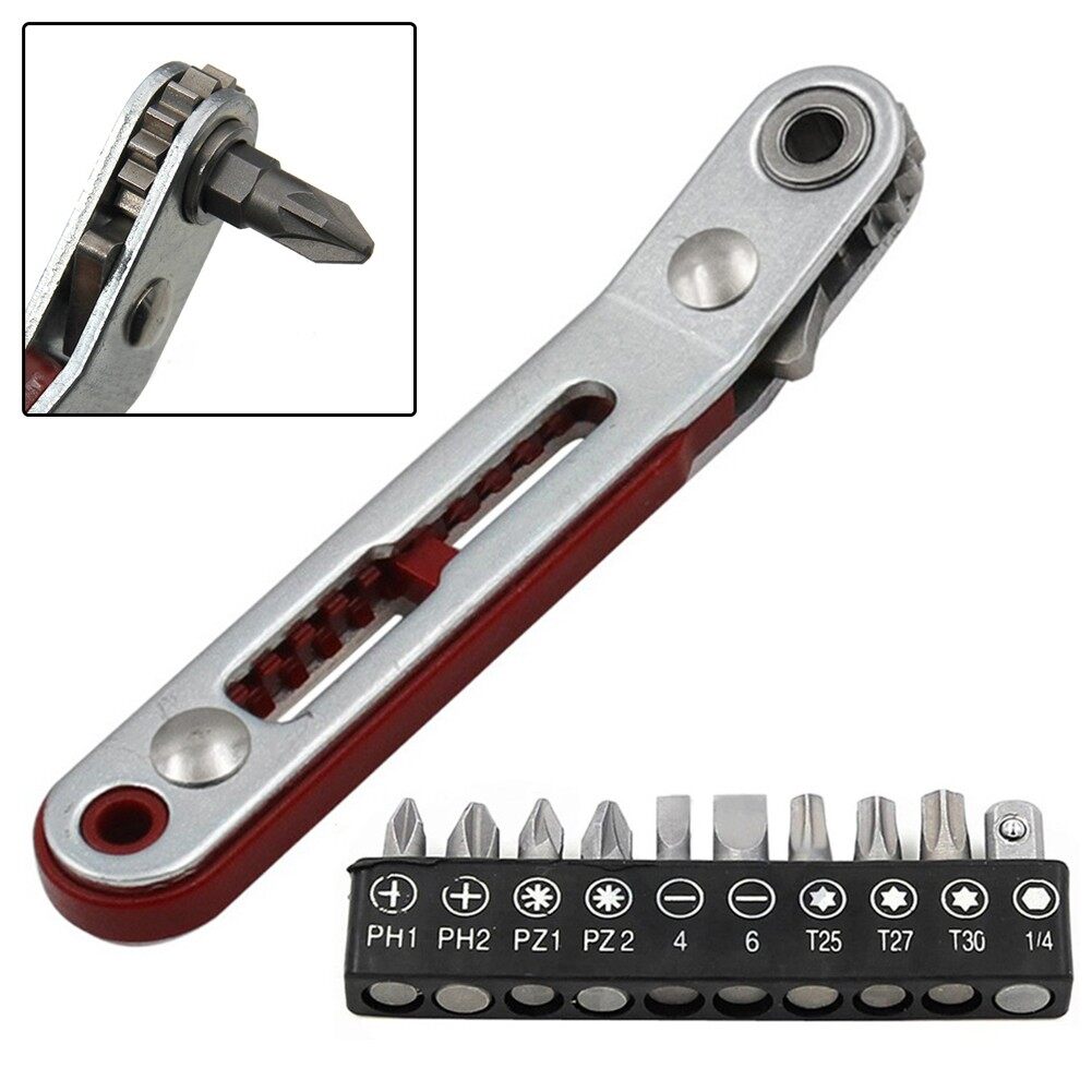 Tuốc nơ vít 16 răng đầu khuỷu lệch 90 độ tay cầm tuốc nơ vít