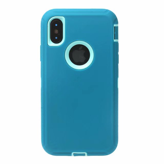 Armor Phone Case For iPhone X XS Max XR 7 8 6 6S Plus Case 3 in 1 Hybrid PC TPU Shockproof Defender Cover for iPhone 11 Pro Max - Image 2