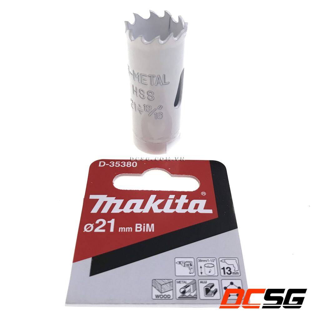 Mũi khoét 21x38mm makita d-35380