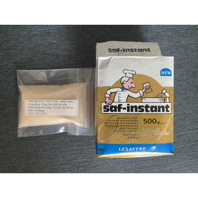 Men khô Saf instant Nhãn Vàng chiết túi zip - 50g