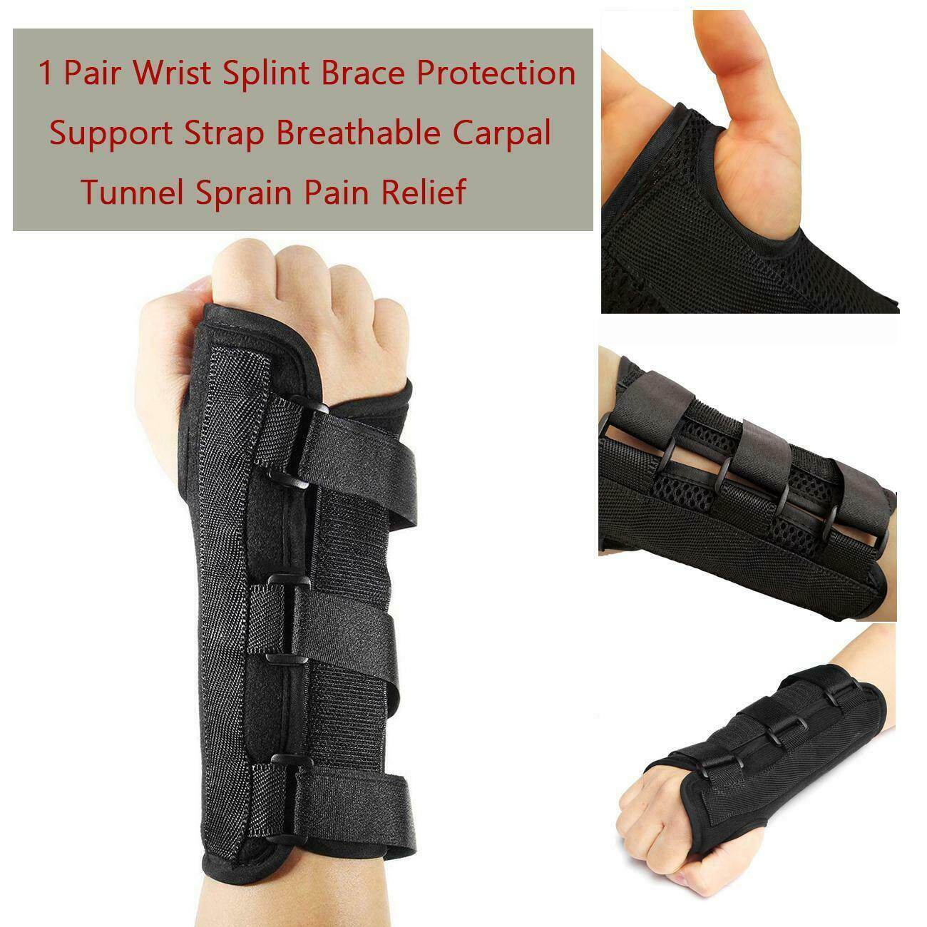 1 cặp Nẹp cẳng tay bong gân hỗ trợ cổ tay Cổ tay thoáng khí điều chỉnh được hỗ trợ cổ tay nẹp Nẹp Cổ Tay cánh tay