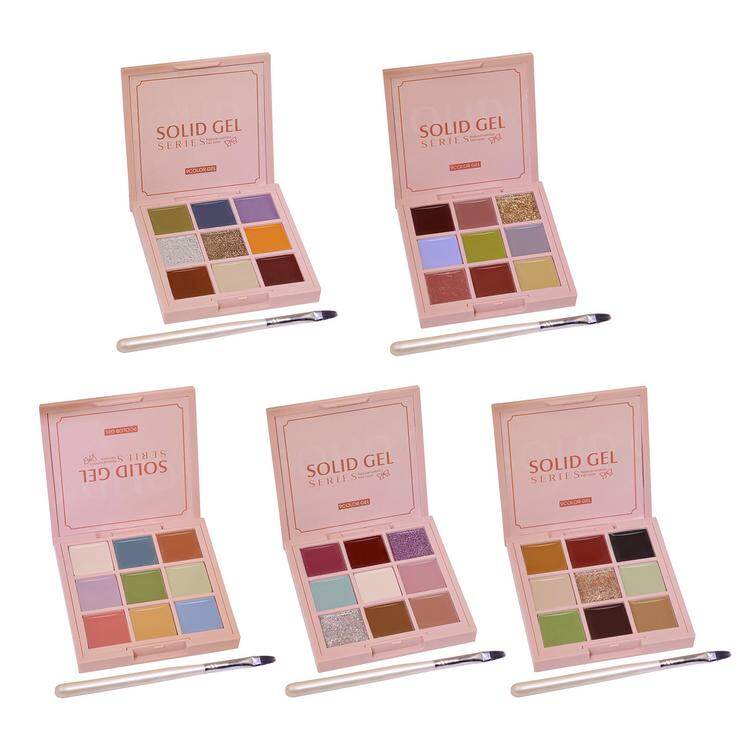Bộ sơn móng tay dạng gel kèm cọ bộ sơn móng tay dạng gel 9 màu bộ sơn móng tay dạng hộp màu trơn bộ dụng cụ làm móng nghệ thuật bằng nhựa resin tự làm phụ kiện quà tặng tiệm làm móng hiệu quả