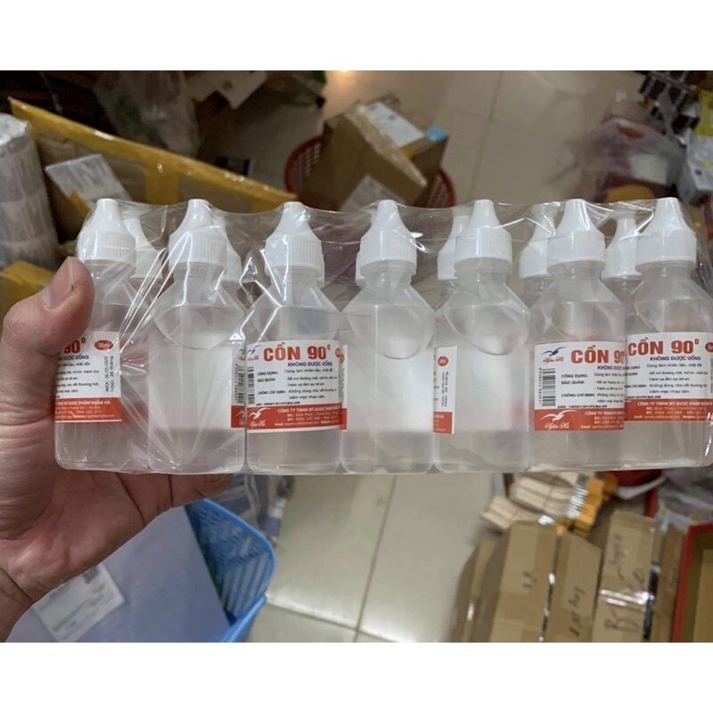 Lọ cồn pha màu bột vẽ tranh