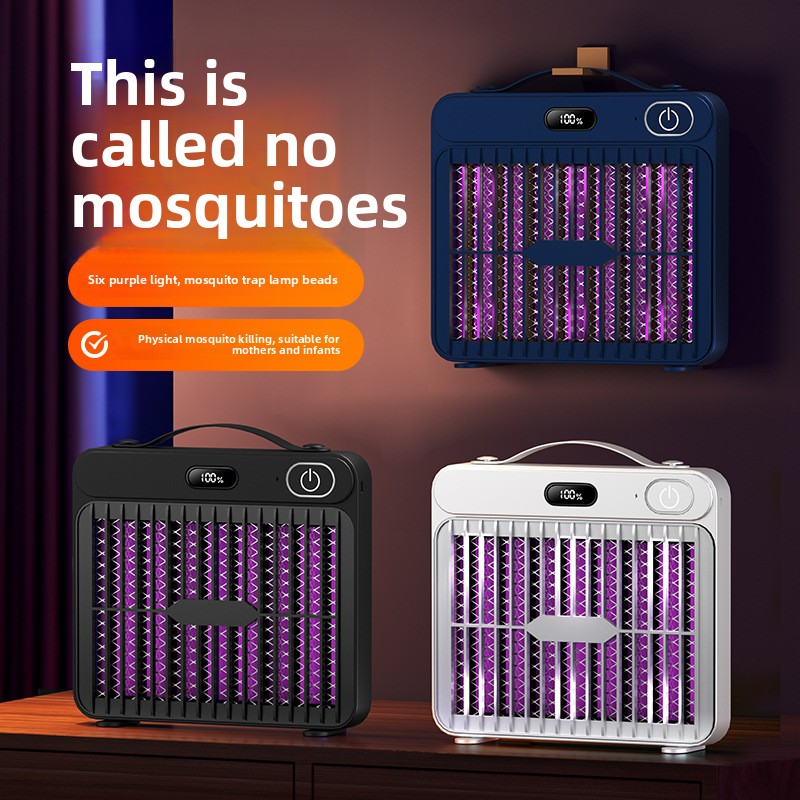 Điện giật Đèn diệt muỗi phòng ngủ gia đình đèn màu tím muỗi hút Đèn Cắm Trại Ngoài Trời đập muỗi bằng điện muỗi và bẫy ruồi