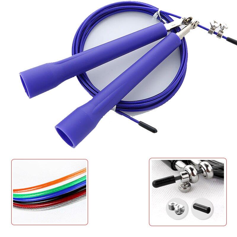 Jump Rope Speed Skipping Rope Weight Loss Sport Rolling Pin Primary Senior Crossfit Comb Cardio Training Fitness Home Gym