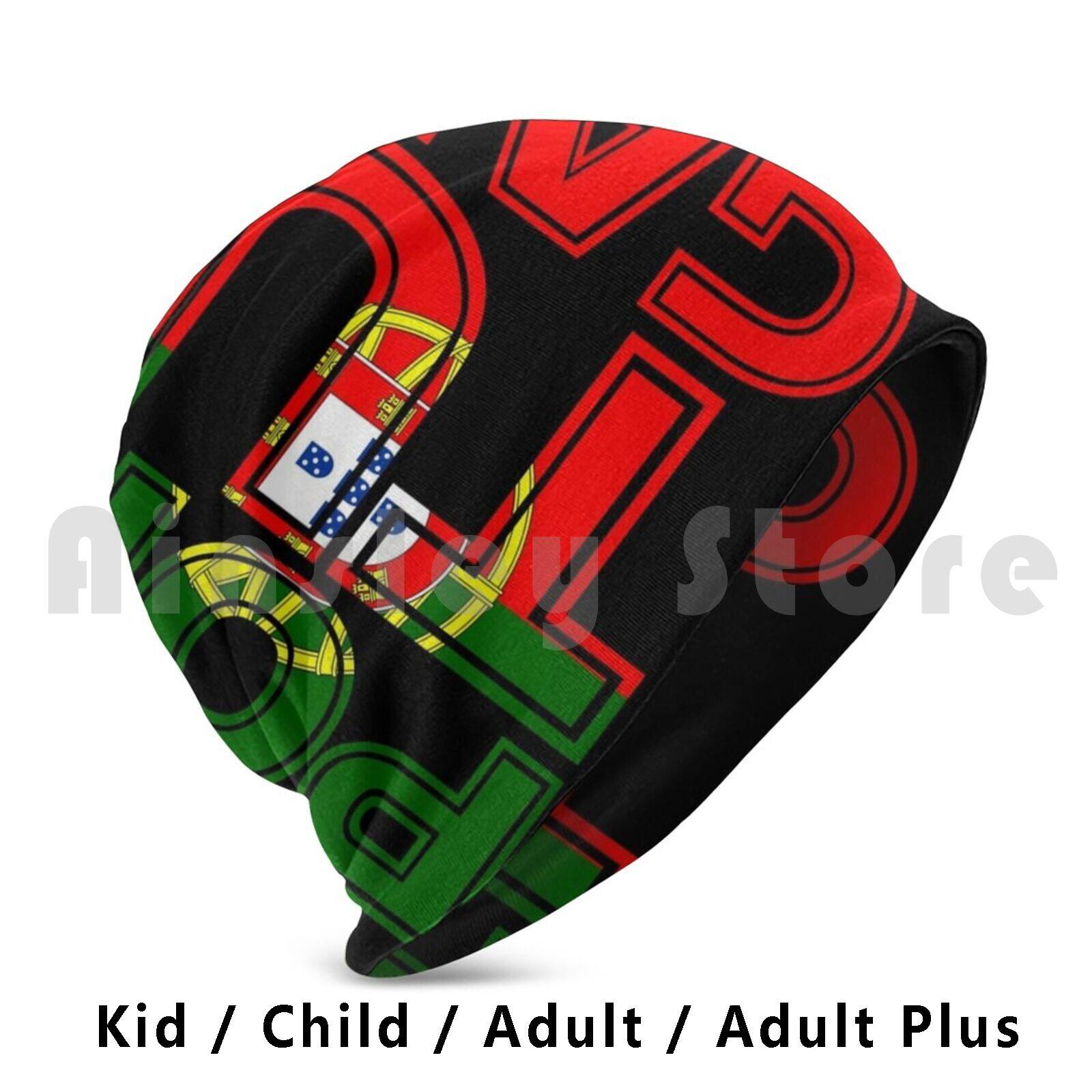 I Love Portugal Country Land Cut Flag Beanies Mũ Đan 11 Beanies In I Love Portugal Đội Tuyển Bóng Đá Người Chiến Thắng Galo