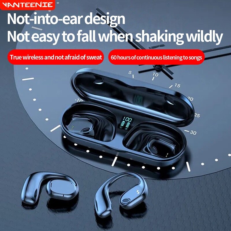 VANTEENIE Bluetooth Earphone Wireless Earbuds Original with Charging Case Gaming type c Headphone with Mic Bass Headset