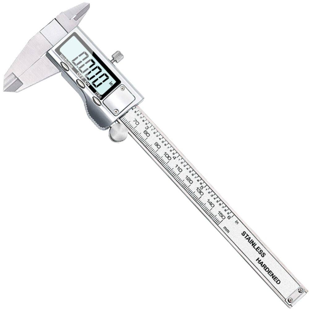 Lanzini thước đo kỹ thuật số lcd vỏ kim loại thép không gỉ dùng cho điện thước kỹ thuật số công cụ đo panme kế thước cặp caliper
