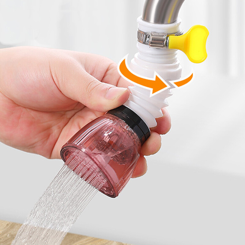 Vòi nước nhà bếp xoay 360 bình xịt vòi hoa sen pvc, máy lọc nước bộ lọc vòi phun tiết kiệm nước cho nhà bếp gia đình