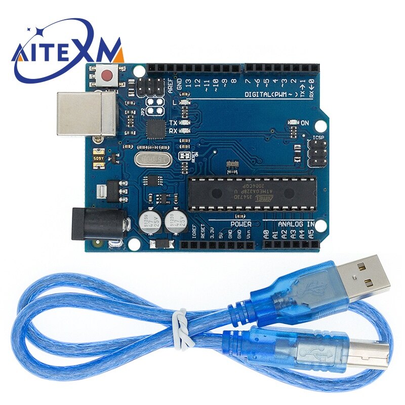 Bảng phát triển cho arduino uno r3 atmega328p atmega16u2 1 bảng mạch uno r3 + 1 cáp