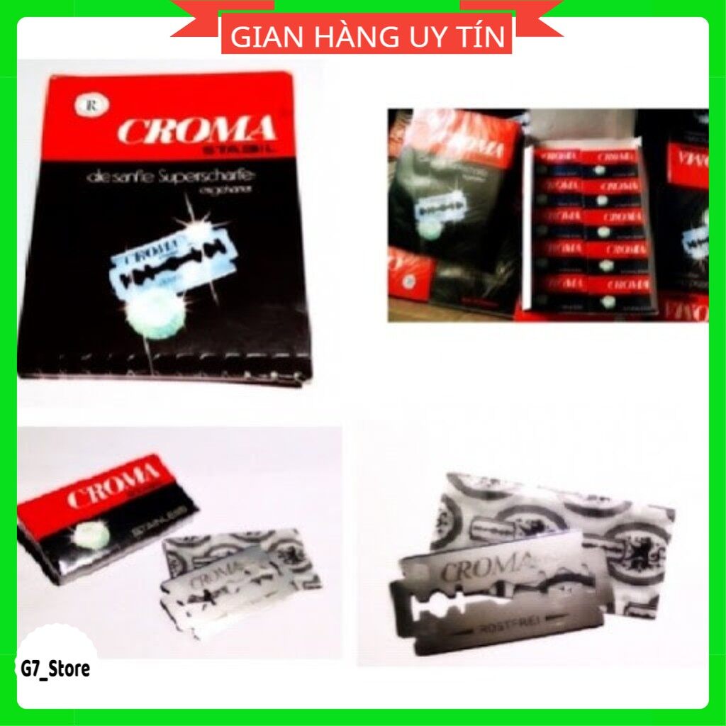 20 hộp dao tem croma,dao lam đức xịn
