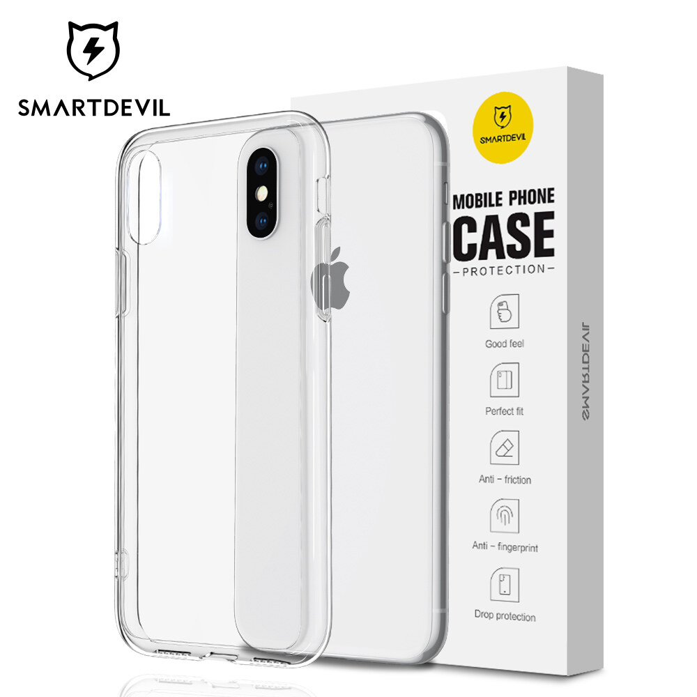 Smartdevil Kính Cường Lực Trong Suốt Điện Thoại Dành Cho iPhone X XS Xsmax XR Mềm Giáp Chống Vân Tay Bảo Vệ Từ Nạo