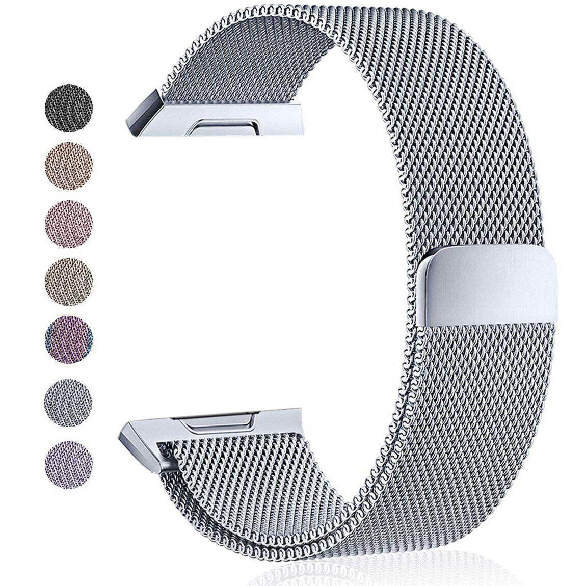 Dây Đeo Kim Loại Fitbit Ionic, Phụ Kiện Dây Thép Không Gỉ Thay Thế Tương Thích Với Đồng Hồ Thông Minh Fitbit Ionic