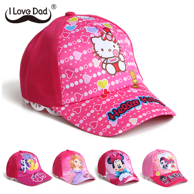 Children Girl Hat Sport Baseball Cap Cartoon Charactor Sport Hat Baby Cute Fashion Cap 3-8y Hero Chractor Print Hat 10 ราคา 33 บาท*ส่งฟรี