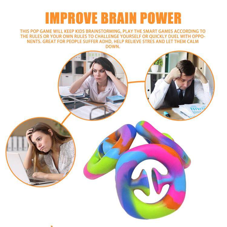 Snapperz Fidget Toy Grab Snap Sensory Squeeze Toy for Kids