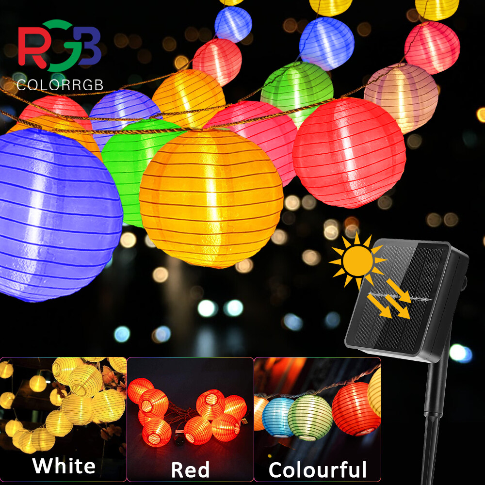 Đèn Led Năng Lượng Mặt Trời, Đèn Lồng Trang Trí Giáng Sinh Ngoài Trời Đèn Dây Năng Lượng Mặt Trời Đèn Năng Lượng Mặt Trời LED Vòng Hoa Đường Phố Để Trang Trí Sân Vườn Giáng Sinh