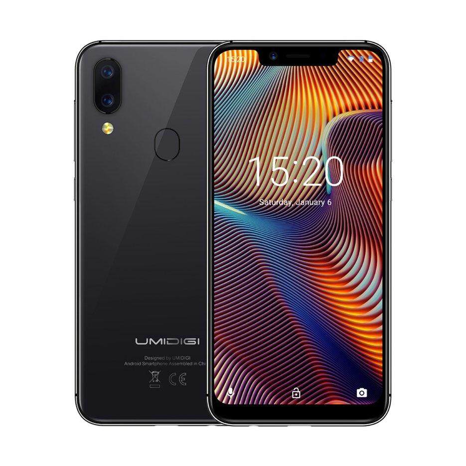 OXG UMIDIGI A3 Pro Android โทรศัพท์มือถือสองด้านด้านหลังกล้อง 3 + 32 GB