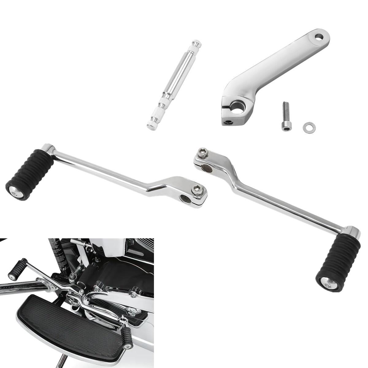 Xe Máy Bên Trong Shift Shifter cánh tay đòn Đòn Bẩy Trục Bàn Đạp Bìa Cho Harley Đường Phố Trượt Đường King1984-2016