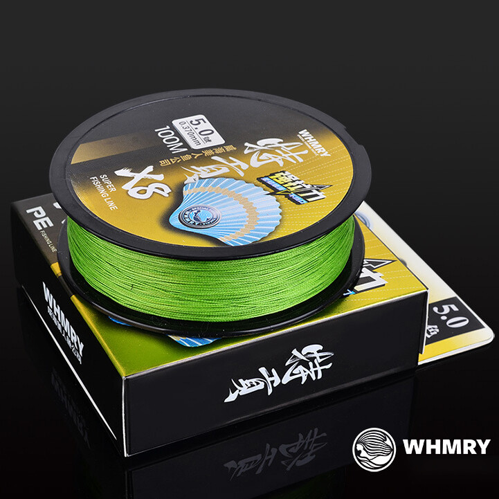 10lb - 90lb dây câu cá pe bện 8 sợi 100 mét dây trơn 8 sợi dây dyneema dây