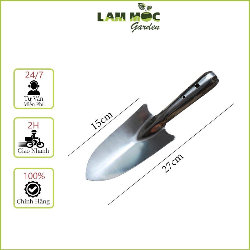 Xẻng – dụng cụ làm vườn – xẻng inox không gỉ