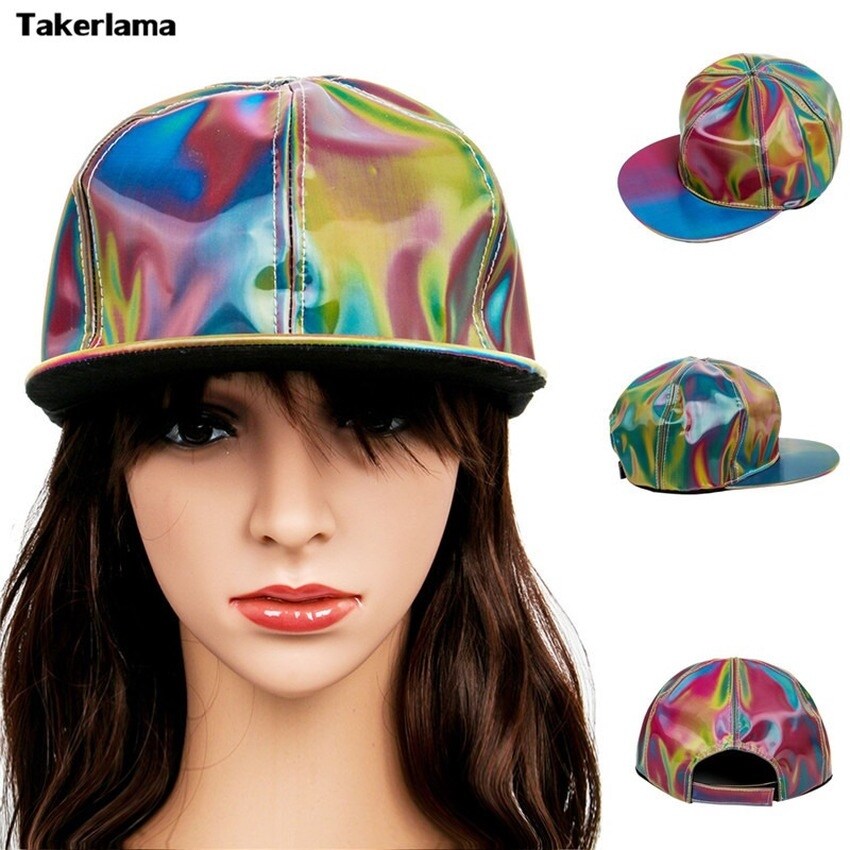 【Ethel store】 Takerlama Fashion Marty McFly Licensed for Rainbow Color Changing Hat Cap Back to the Future Prop Bigbang G-Dragon Baseball Cap
