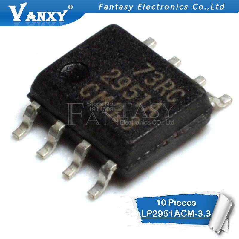 10 Chiếc Chip Điều Chỉnh Điện Áp Vi Mô Có Thể Điều Chỉnh LP2951ACM-3.3 SOP-8 LP2951ACM LP2951 2951A CM33C CM3.3 SOP8 SMD IC Chính Hãng Mới