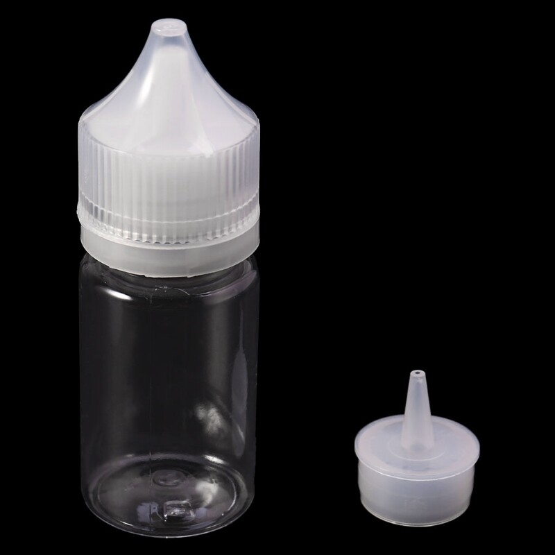 10ml-120ml pet plastic empty dropper liquid eye clear water bottle long tip cap
