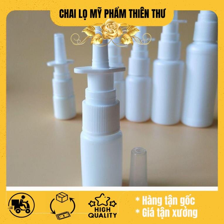 Chai xịt mũi thẳng 10ml chiết dung dịch
