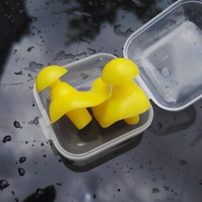 【Worth-Buy】 2 cái Chất lượng cao mềm nút tai môi trường Silicone không thấm nước chống bụi nút tai Bơi thể thao Phụ kiện Giữ yên tĩnh nhất