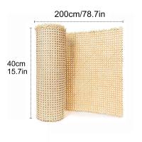 【FUXING】Fine Rattan Mesh Roll Sheet Caning Material For Chairs Kit 100/150/200cm Weave Roll