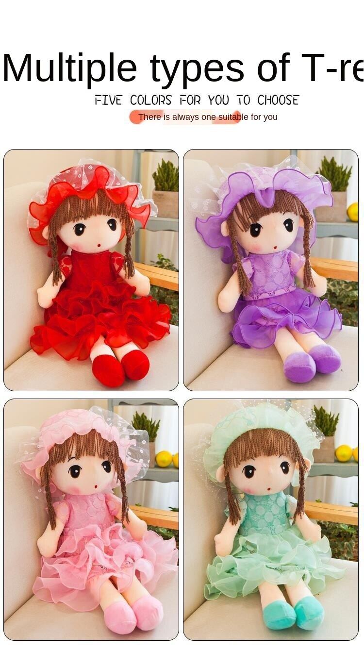Singing FARCENT Ragdoll plush toy children sleep companion doll girls doll birthday gift doll