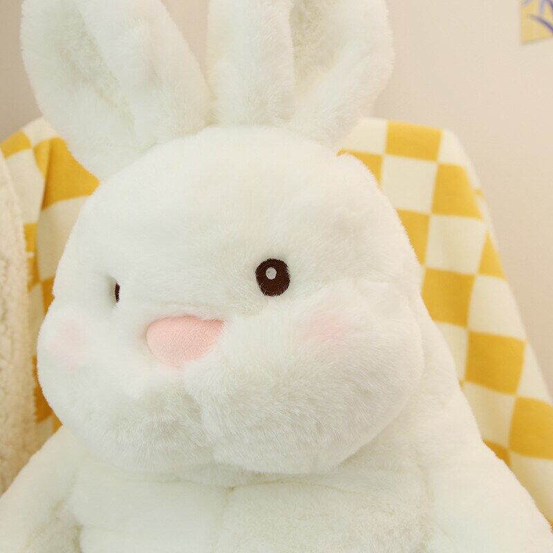 white bunny stuffed animal