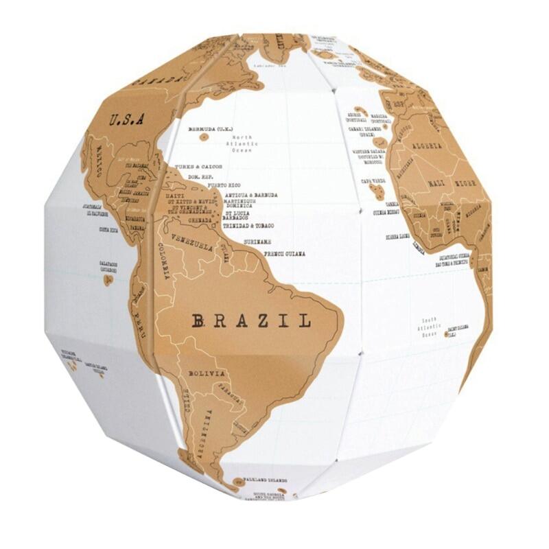 Tự làm đầu toàn cầu 3D lắp ráp âm thanh nổi toàn cầu bản đồ thế giới du