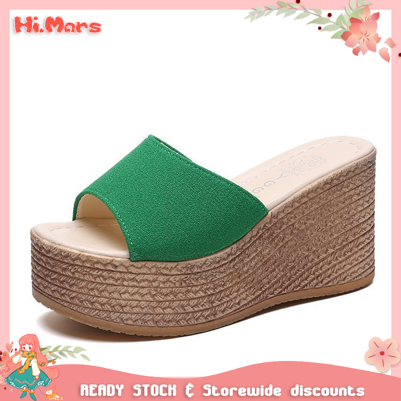 Hi.Mars Giày Xăng Đan Đế Xuồng Thời Trang Mới Giày Cao Gót Nữ Đế Xuồng Cao Gót 9 CM (Hàng Có Sẵn)