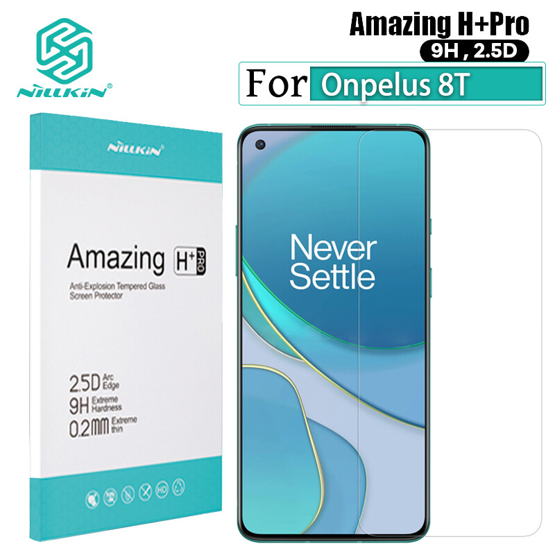 Nillkin Siêu Mỏng 9H Kính Cường Lực Untuk OnePlus 8T Miếng dán màn hình điện thoại H + Pro 0.22MM Chống Cháy Nổ Bảo Vệ Màng Kính Cường Lực