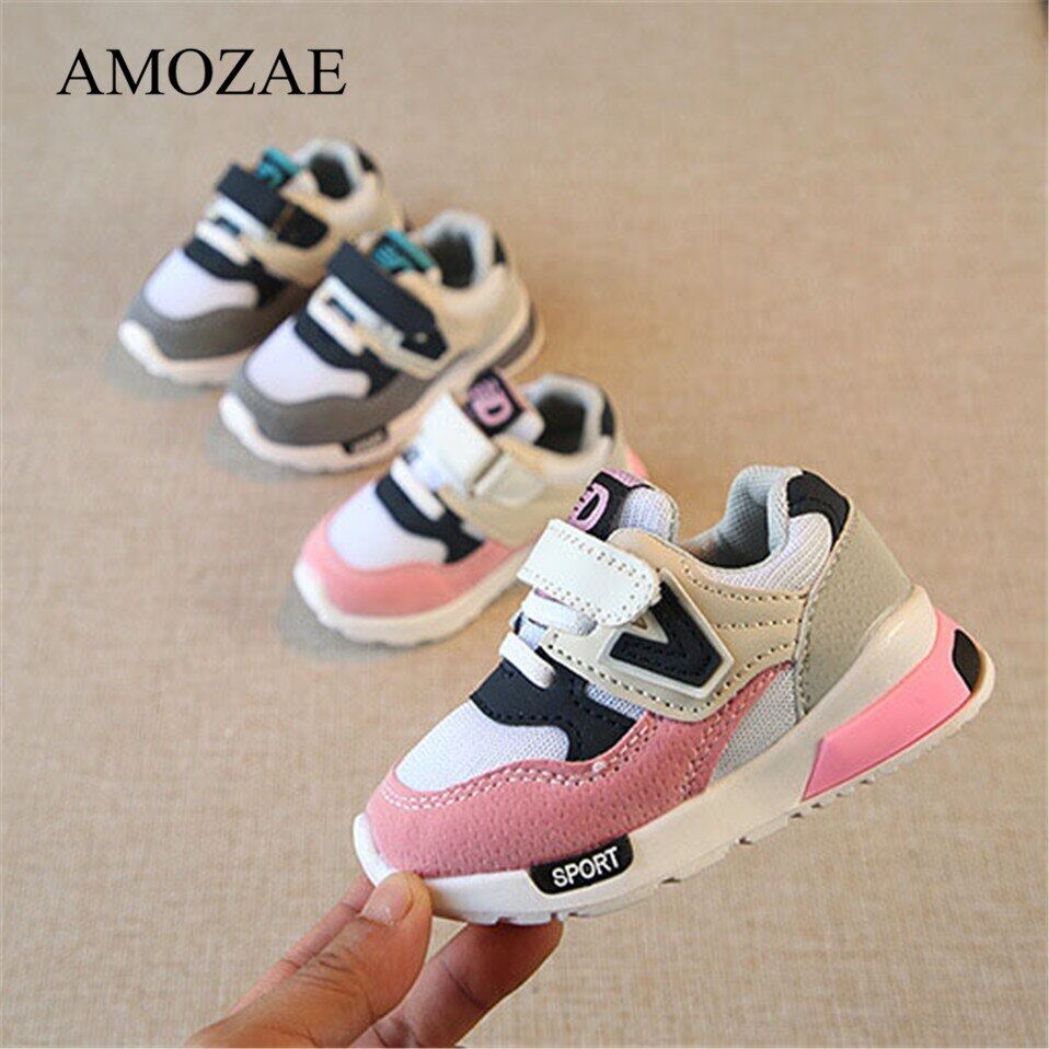 2023 New Style Children's Sport Shoes Spring Autumn New Fashion Breathable Kids Boys Net Shoes Girls Anti-Slippery Sneakers Baby Toddler Shoes