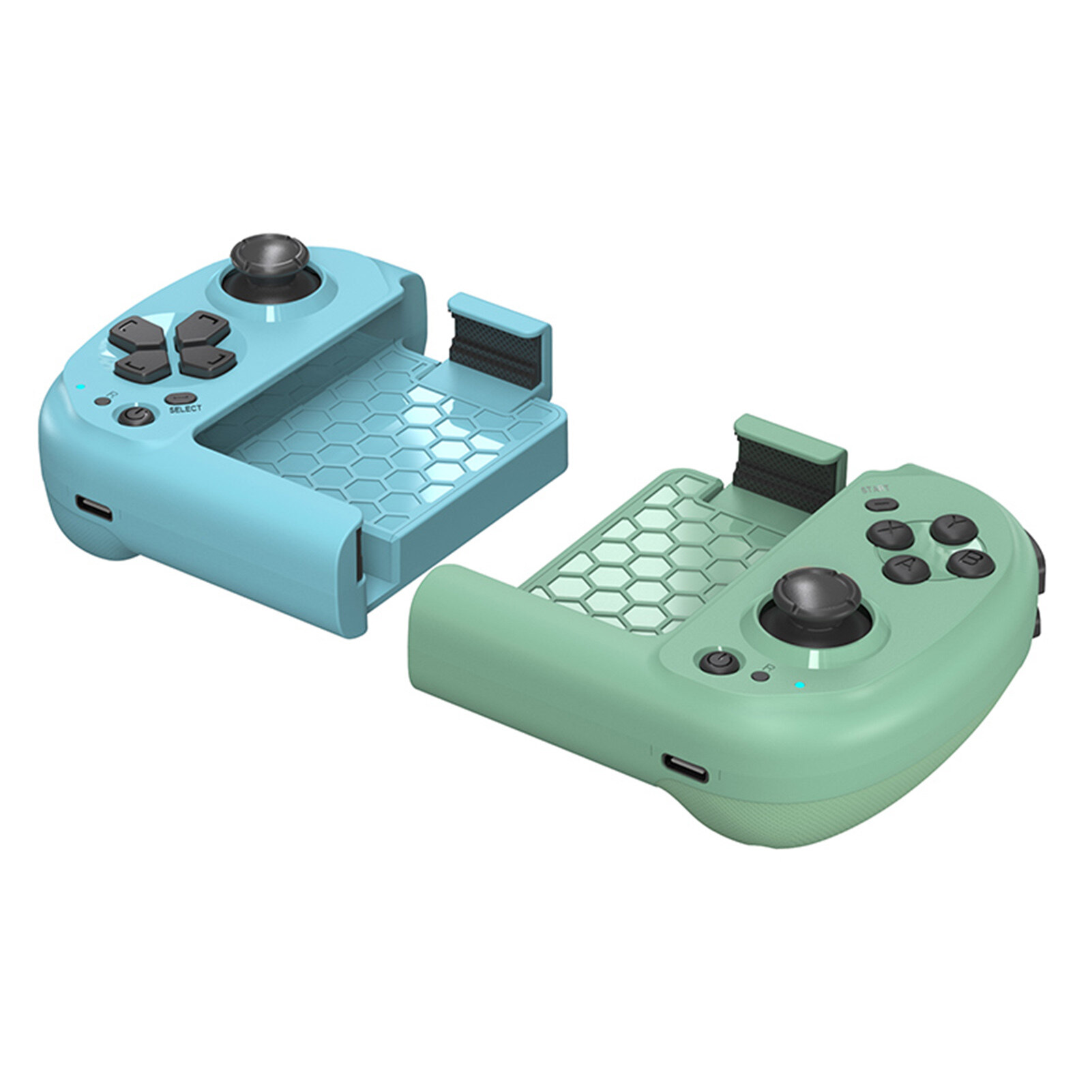 Norman Malthus 2Pcs Mocute-061 Joypad Controllers 3D Joystick No Delay Long Battery Life Bluetooth-compatible Connection Type-C Game Control Portable Wireless Left Right Game Handles for Android /for iOS /PC 2Pcs Practical Wireless ราคา 803 บาท*ส่งฟรี