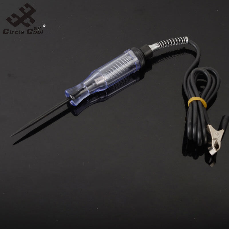 Dụng Cụ Kiểm Tra Mạch Điện Áp Xe Tải Ô Tô Hình Tròn Mát Mẻ 6V-24V Dc Bút Thử Điện Áp Xe Hơi Bút Thăm Dò Dài Bóng Đèn Ô Tô【cod】