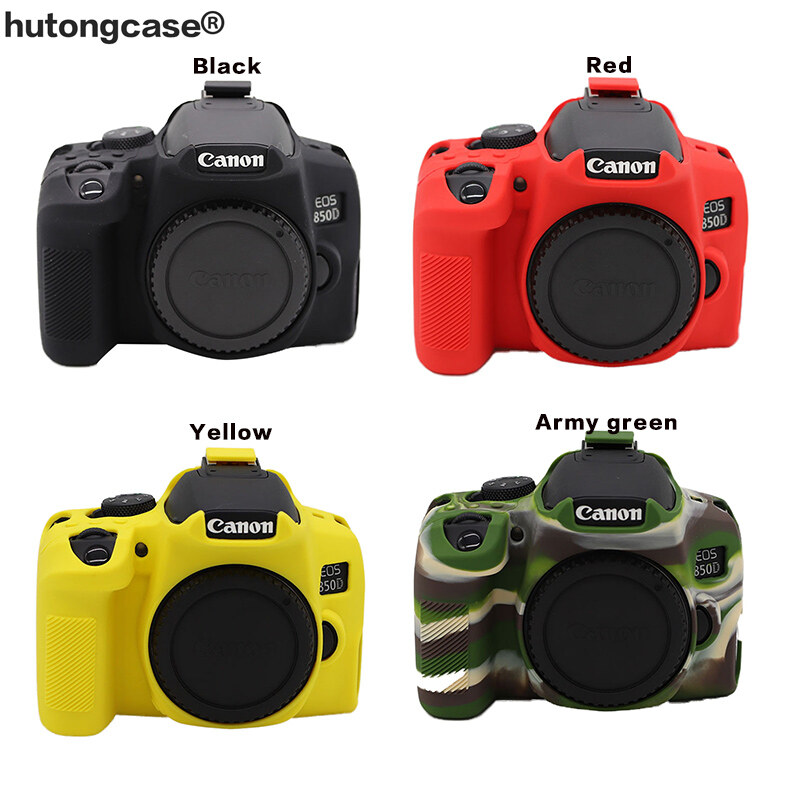 Ốp máy ảnh silicon mềm cho canon eos 850d