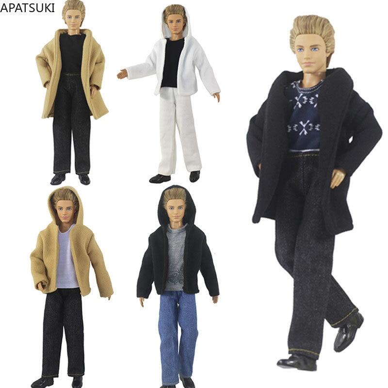 Quần áo búp bê ấm áp 1/6 cho bé trai ken trang phục búp bê áo khoác áo vest quần giày cho bạn trai barbie phụ kiện búp bê ken prince