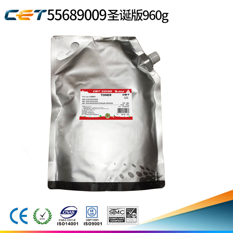 CET Zhongheng เหมาะสำหรับสำหรับ Kyocera KM 3050/4050-2530/3530/4030/3035/4035/5035 / I / 520/5050/420 I น้ำยาปรับสีเครื่องถ่ายเอกสาร/Toner/บรรจุขวดแป้ง