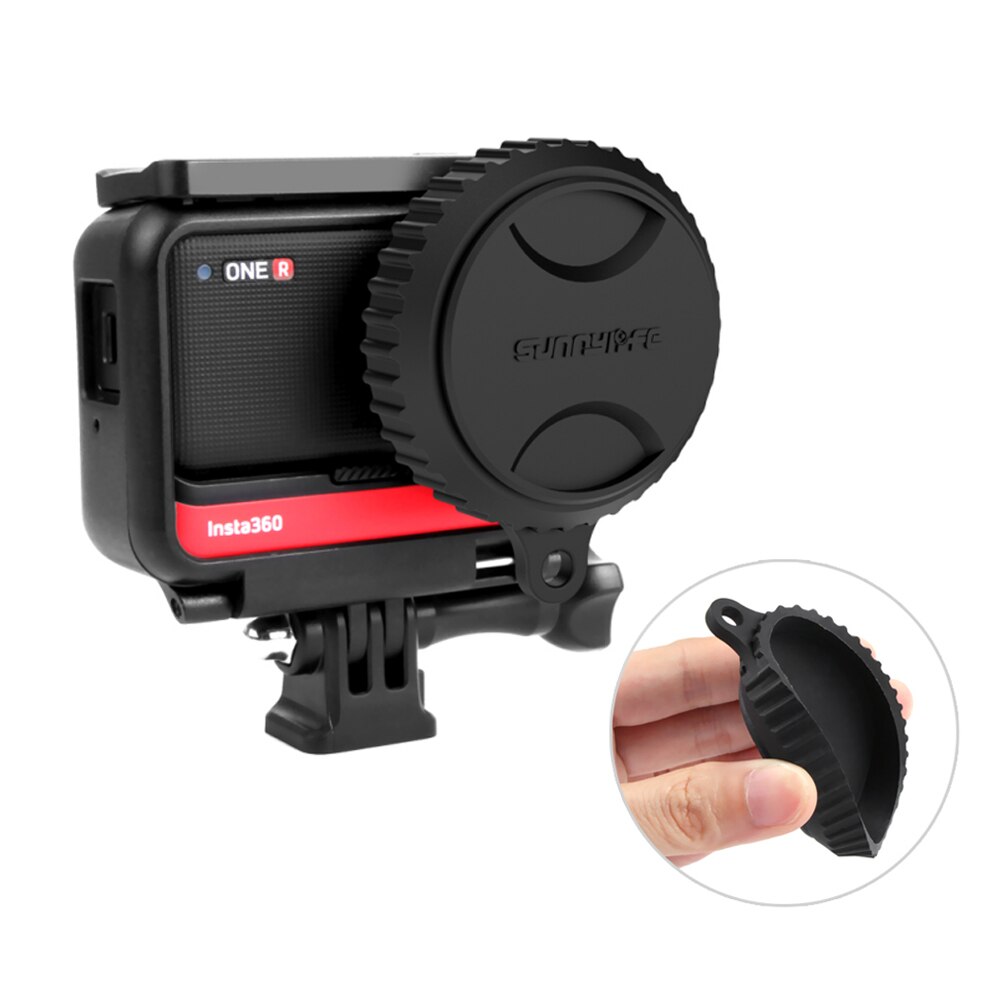 Silicone Lens Cap for Insta360 One R Leica 1-INCH Wide Angle Lens Camera Dustproof Cap Lens Protector Insta360 Cam Accessories