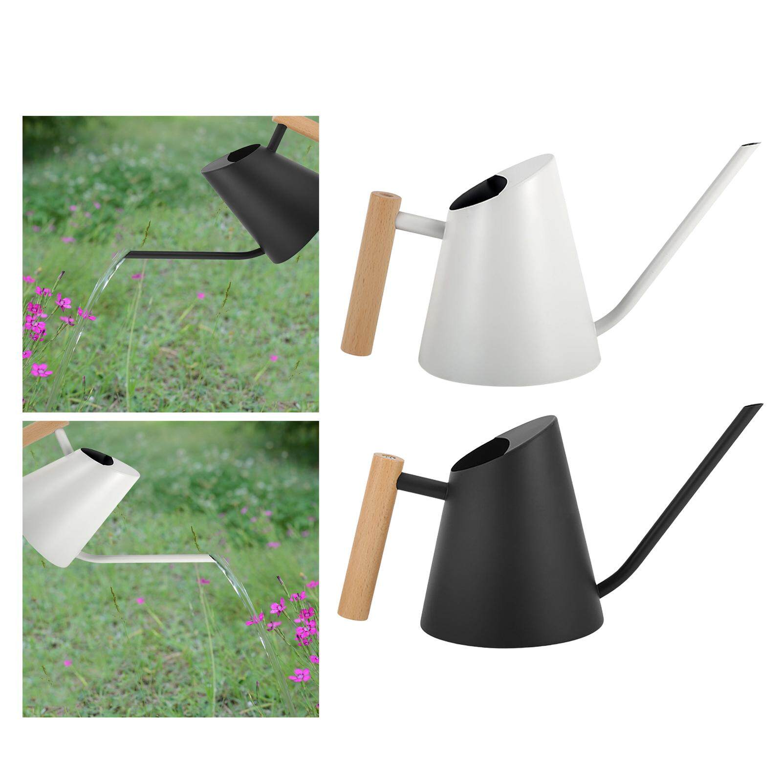 900ml Metal Stainless Steel Watering Can all Modern Watering Pot for Indoor House Bonsai Outdoor Garden Flower Decorative